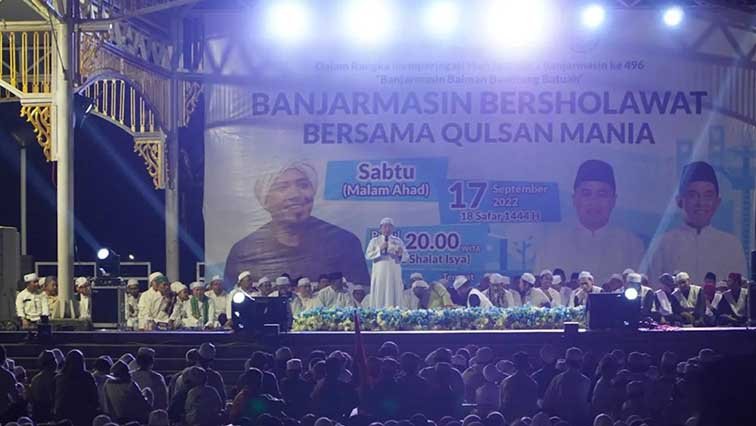 Banjarmasin Bersalawat Dalam Rangka Hari Jadi Kota Banjarmasin - Banua TV